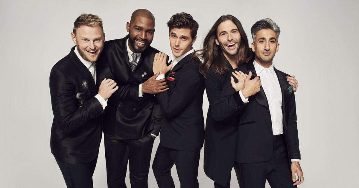 The Fab Five of the new “Queer Eye”: Bobby Berk, Karamo Brown, Antoni Porowski, Jonathan Van Ness and Tan France.