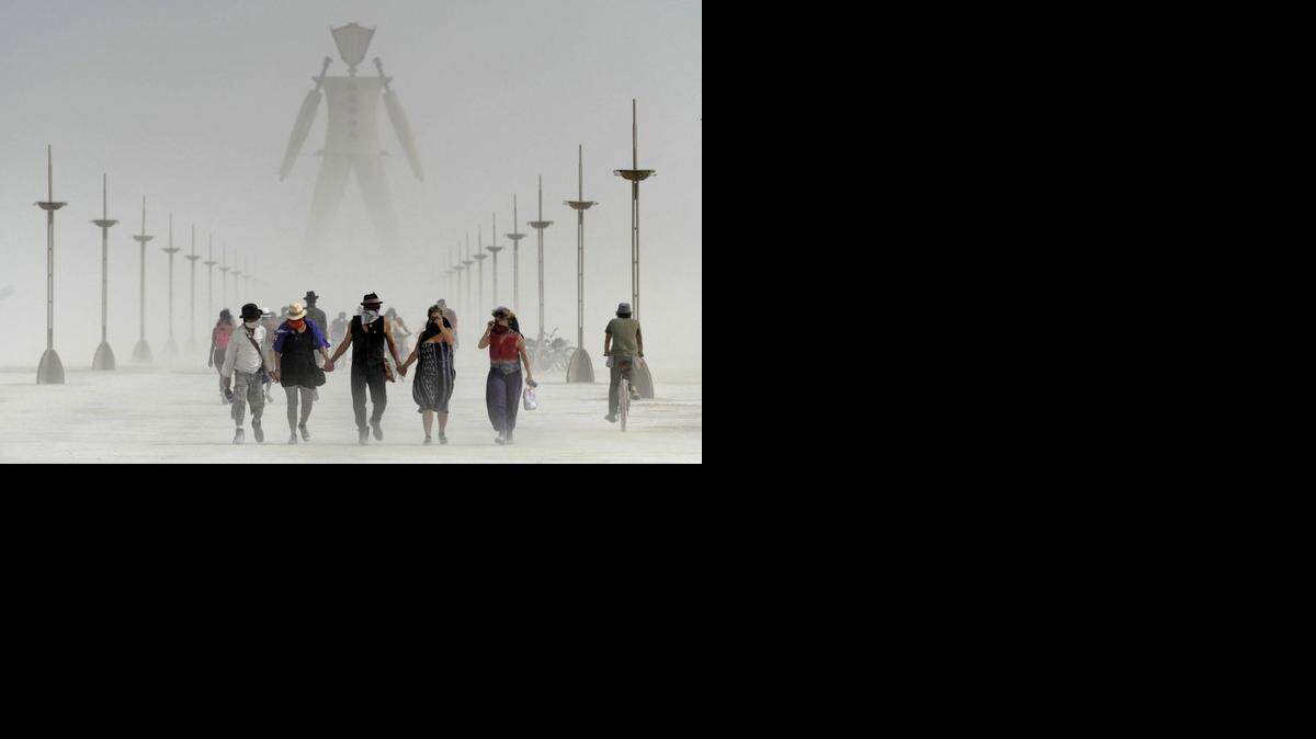 
Burning Man participants in 2014

