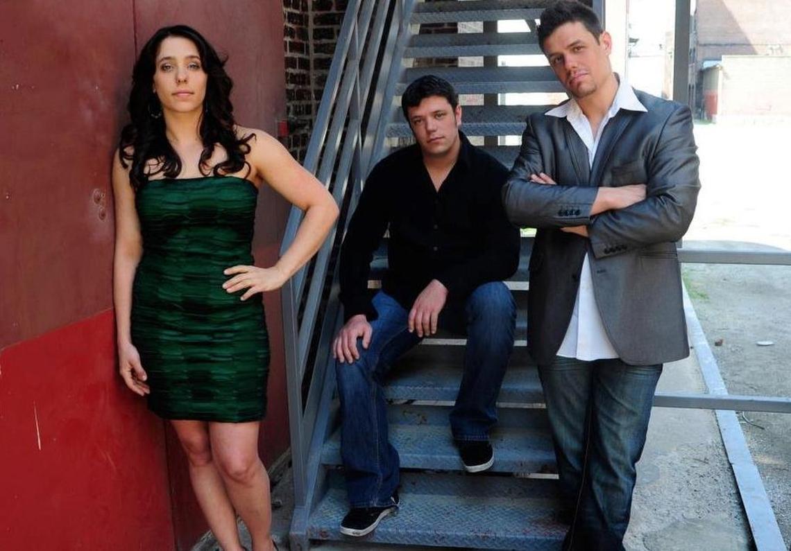 The original Trampled Under Foot lineup was the Schnebelen siblings (from left): Danielle, Kris and Nick.