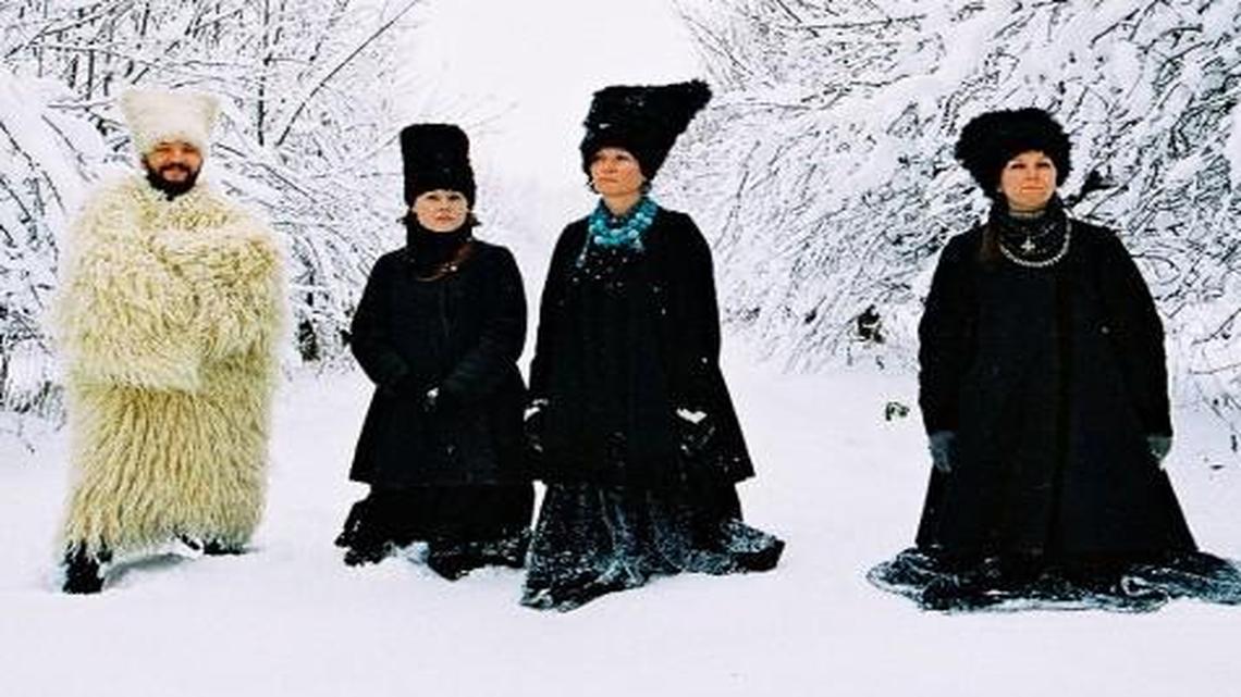 DakhaBrakha performed Friday evening at the Polsky Theater.