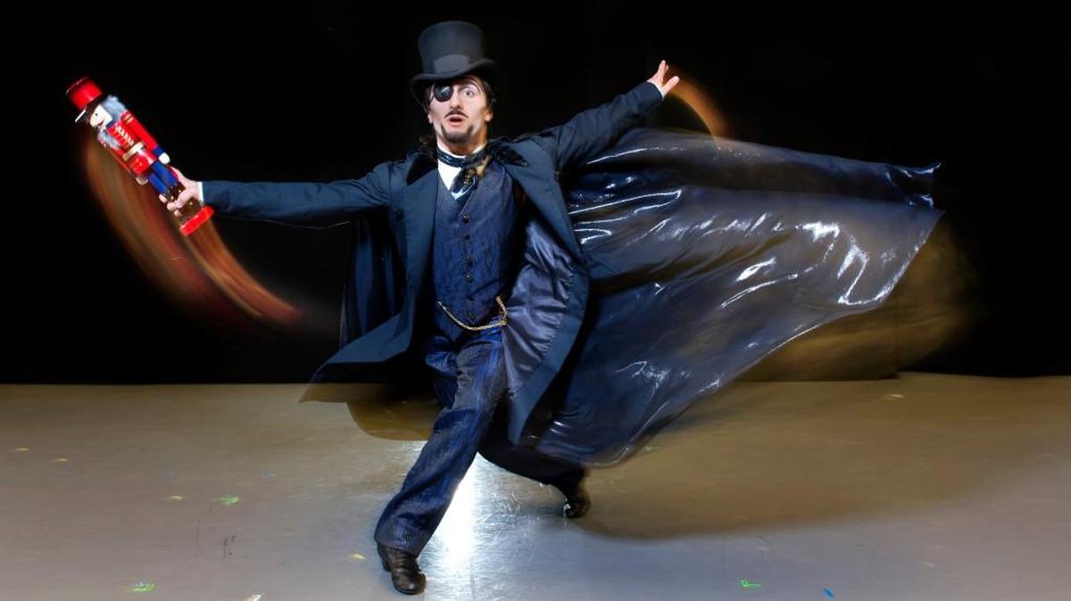 Ryan Jolicoeur-Nye is Herr Drosselmeyer in the Kansas City Ballet’s version of “The Nutcracker”