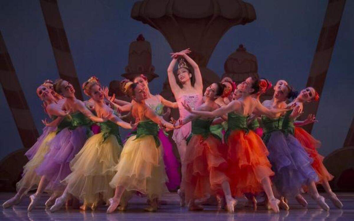 Sarah Chun performed the role of Dew Drop in Saturday’s production of the Kansas City Ballet’s “The Nutcracker.”<252><252>