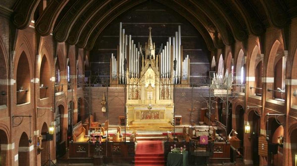 Summerfest is returning Sunday concerts to St. Mary’s Episcopal Church. This photo was taken before the recent renovations.