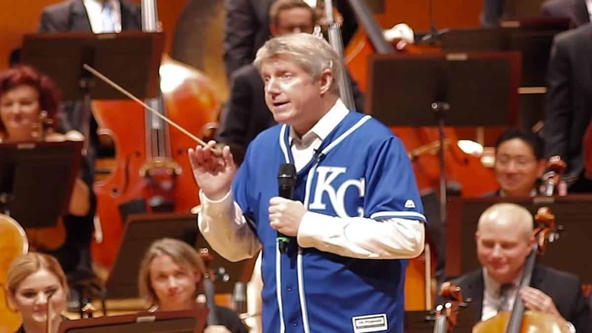 In 2015, Michael Stern, music director of the Kansas City Symphony, issued a challenge to the New York Philharmonic as the Royals played the Mets in the World Series. The Royals won, and the defeated orchestra had to play “Everything’s Up to Date in Kansas City.”
