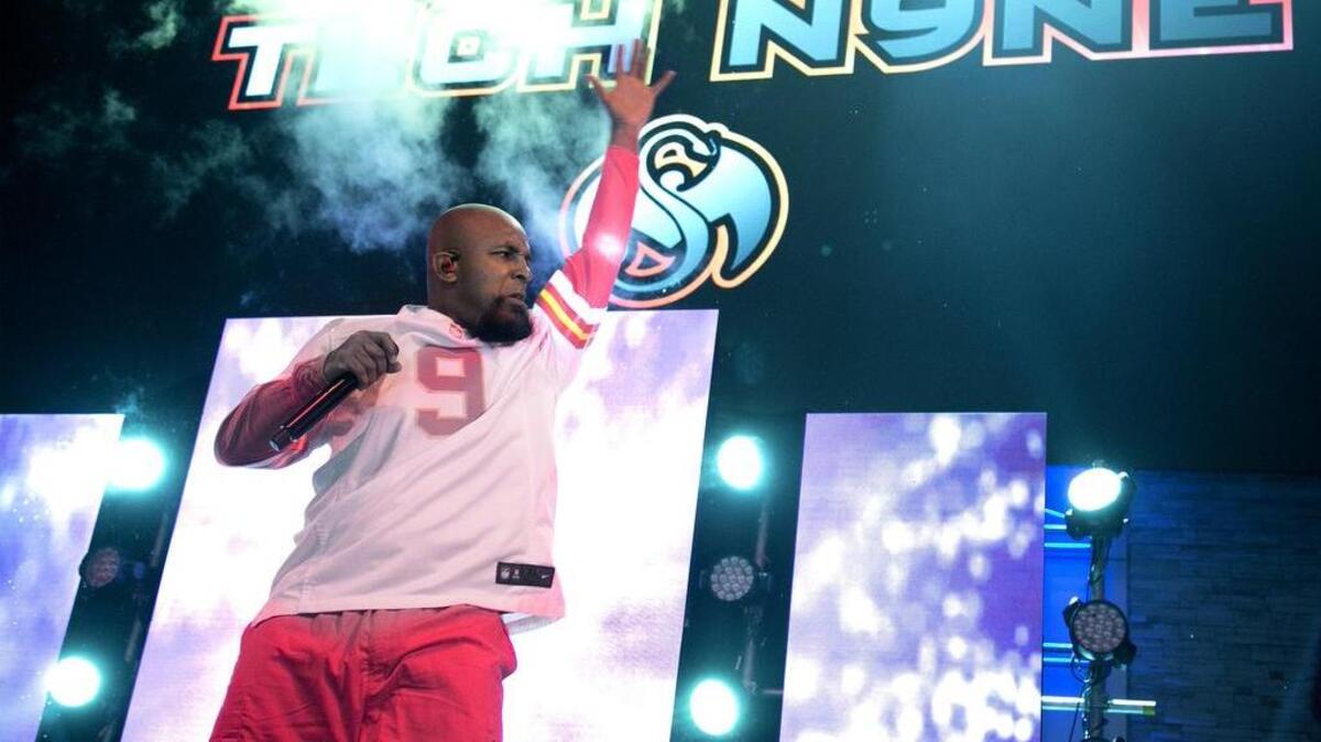 Tech N9ne will perform Saturday at Silverstein Eye Centers Arena.