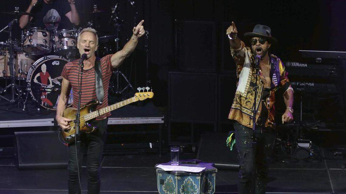 Sting & Shaggy will be at Arvest Bank Theatre at the Midland on Oct. 4.