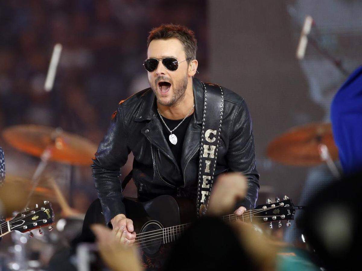 County singer Eric Church will perform at the T-Mobile Center in Kansas City on Feb. 20.