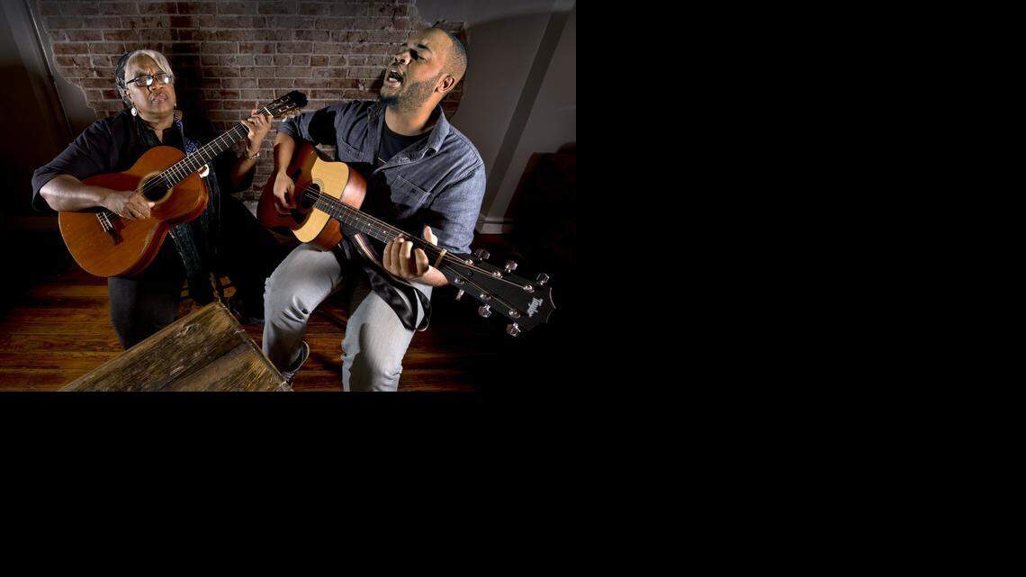 
Ruth Ward and her son Madisen are the acoustic-blues duo Madisen Ward and the Mama Bear.
