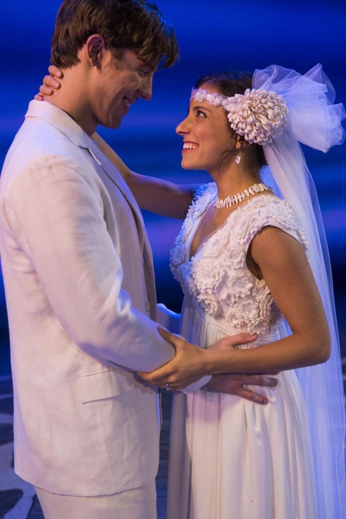 “Mamma Mia!” tells the story of a bride who wants to find out which one of her mother’s old boyfriends is really her dad.