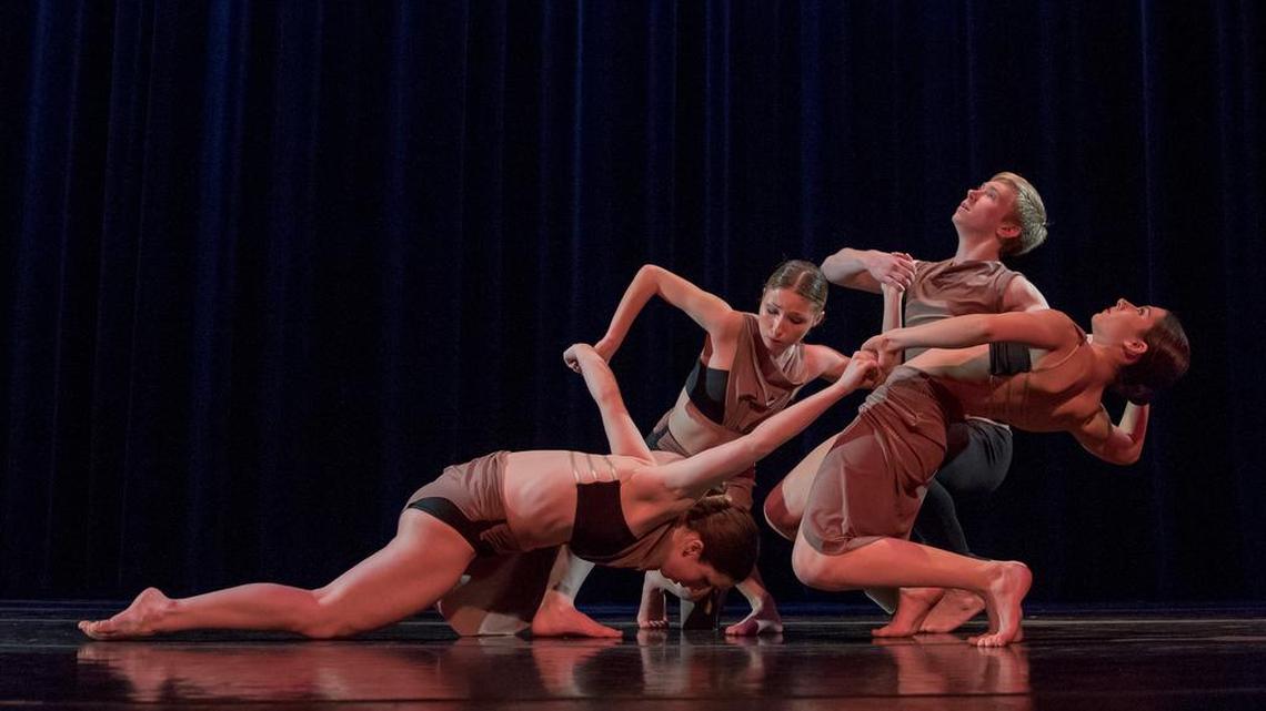 Members of City in Motion performed “Colour in Anything” during rehearsal of the company’s “A Modern Night at the Folly.”