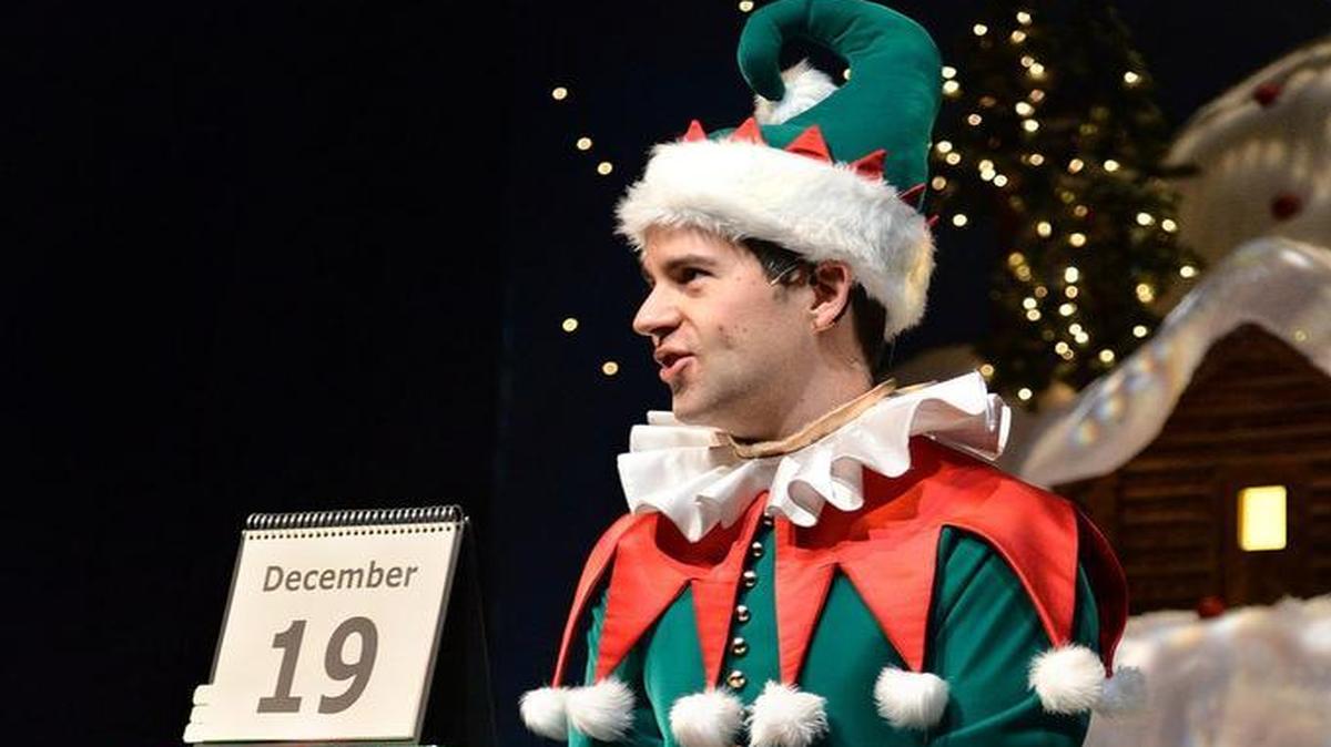 Brian Sills returns as the disgruntled department store elf in “The Santaland Diaries.”