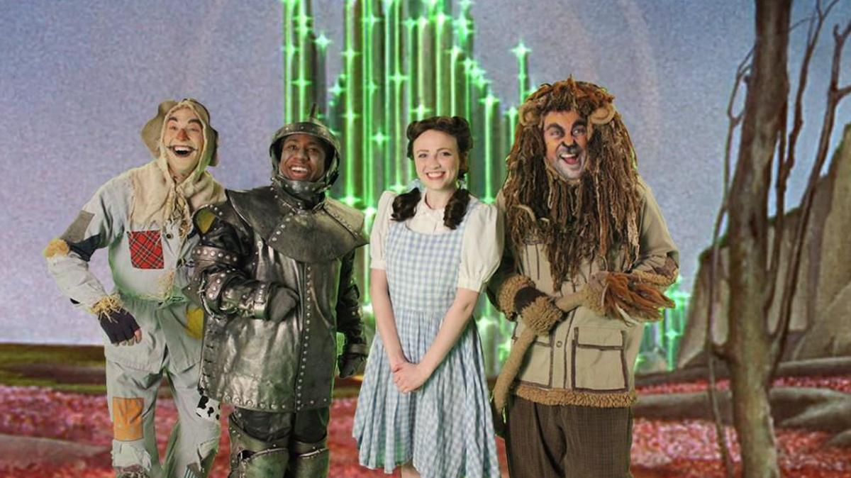 “The Wizard of Oz” stars Jordan Fox as Scarecrow, Brian McKinley as Tin Man, Chelcie Abercrombie as Dorothy and Robert Hingula as the Cowardly Lion.