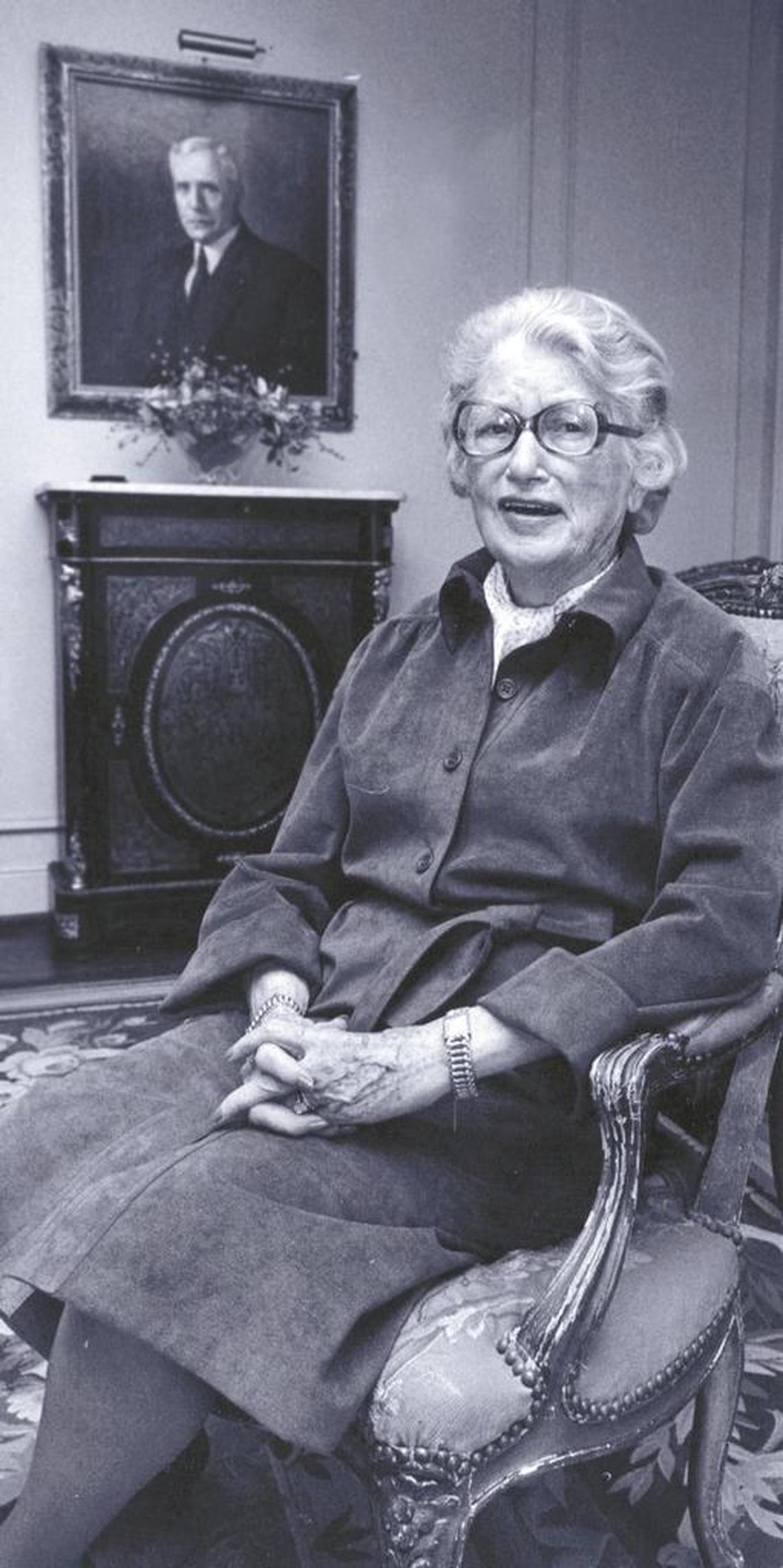 In her later years, Nell Donnelly Reed lived in the Walnuts, south of the Country Club Plaza, where one wall bore a portrait of her second husband, James A. Reed, who died in 1944. She died in 1991 at age 102.