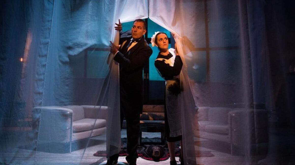 Did the butler do it? Or the maid? Greg Butell and Bonnie Griffin are among the stars of Agatha Christie’s “And Then There Were None.”