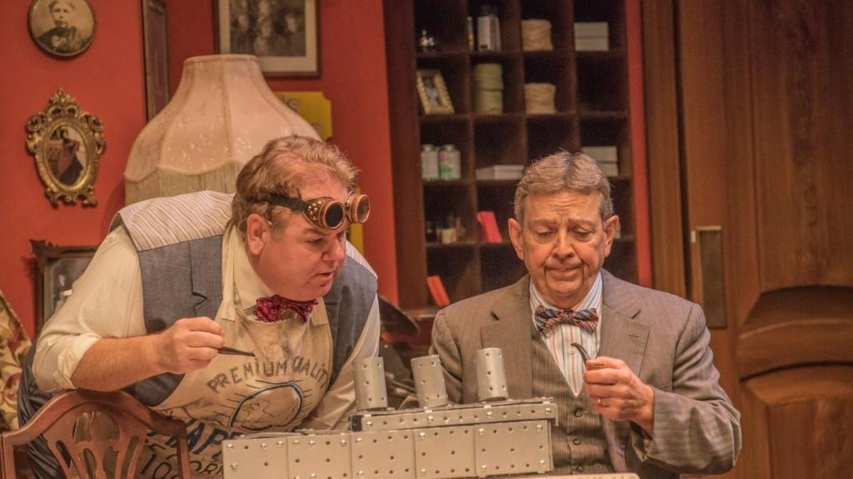 
Jim O’Heir (left) and Jim Korinke are part of a big cast in “You Can’t Take It With You.”
