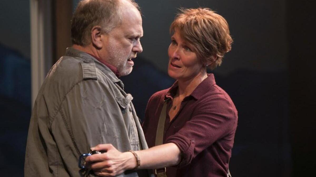 Jennifer and Bob Jones (Phil Fiorini and Carla Noack) face an uncertain future.