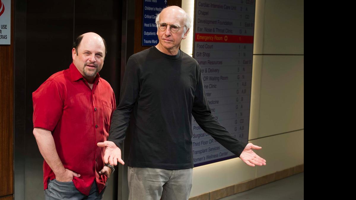 
Jason Alexander, left, and Larry David 
