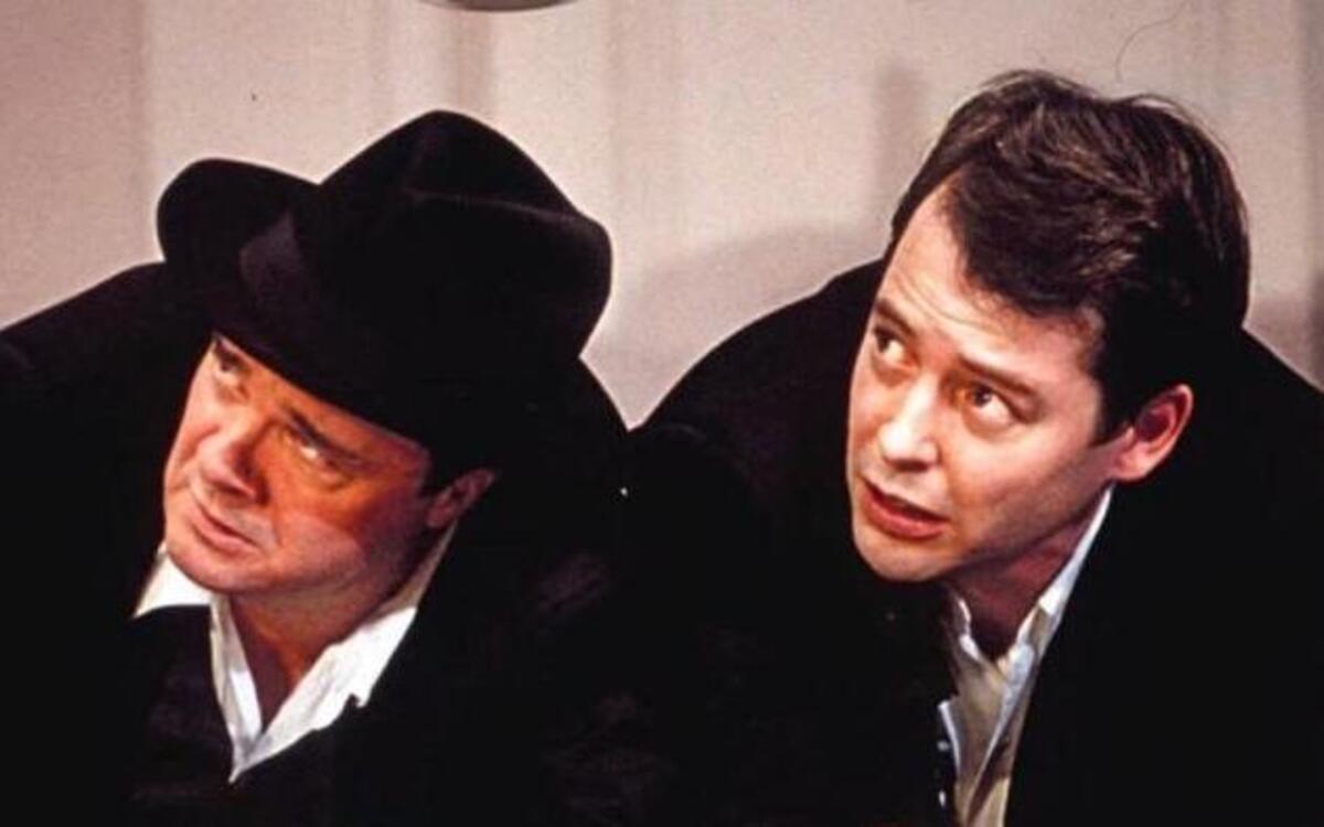 Nathan Lane (left) and Matthew Broderick starred in the original Broadway production of “The Producers.” Musical Theater Heritage will present the musical next year.