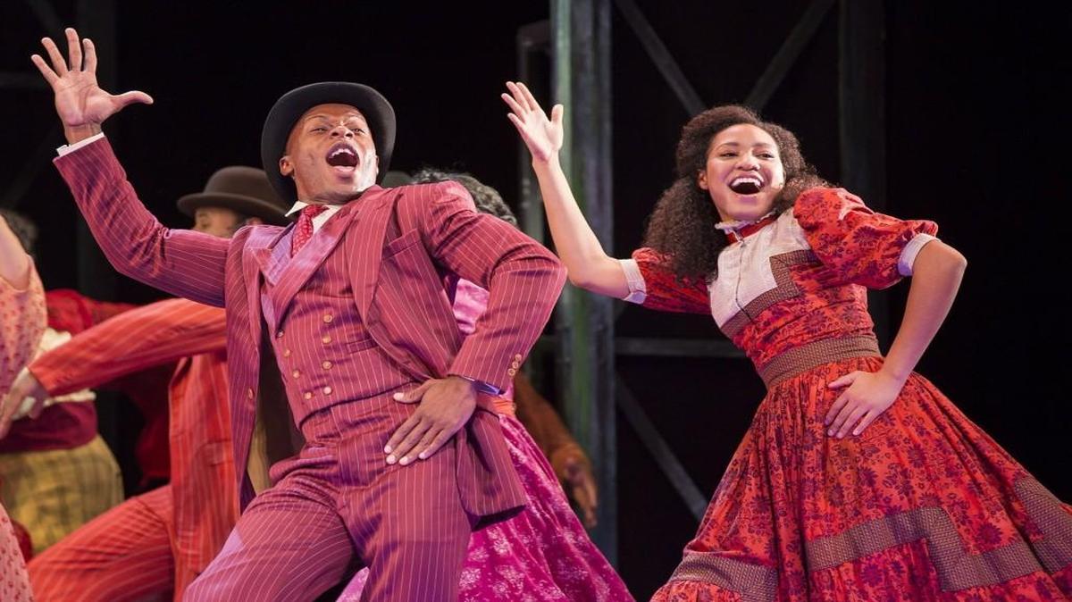Chris Sams and Leslie Jackson star in the touring production of “Ragtime.”