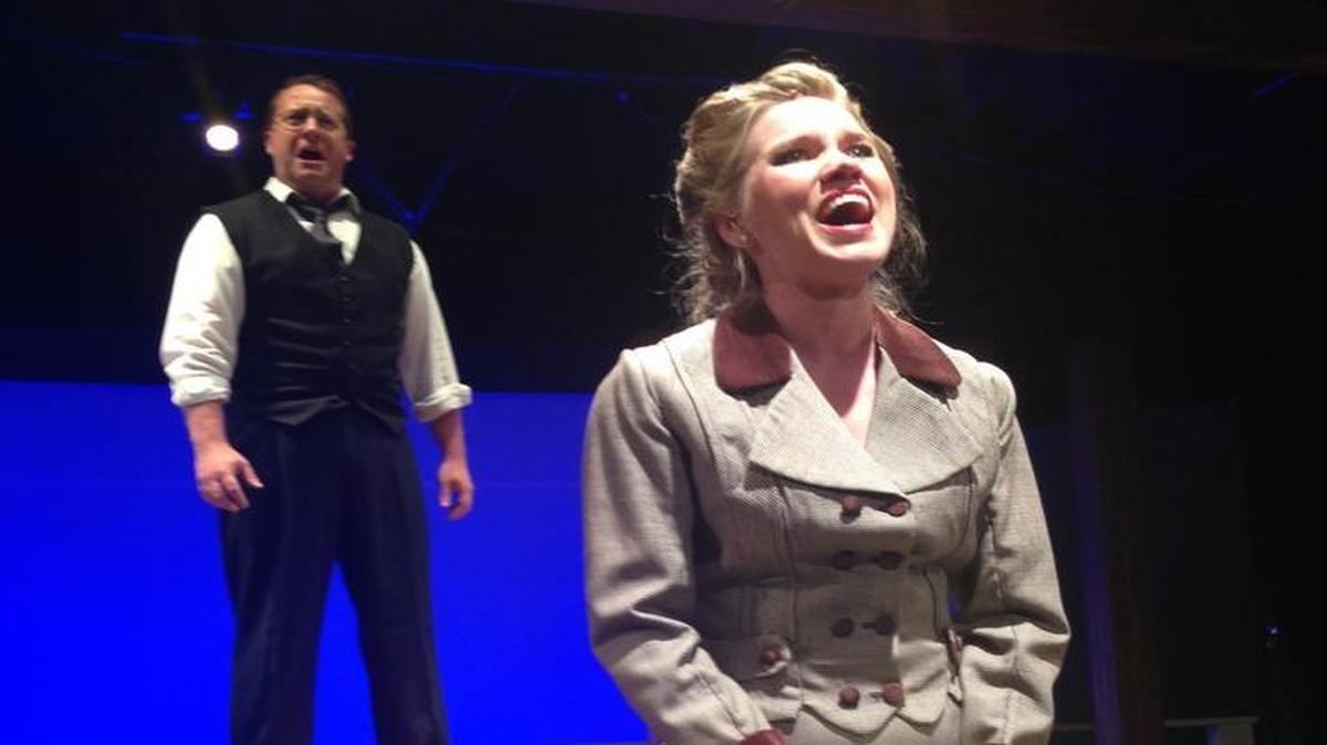 In “Parade,” Leo (Michael Dragen) needs the support of wife Lucille (Kimberly Horner) as he faces prejudice in early 20th century Atlanta.
