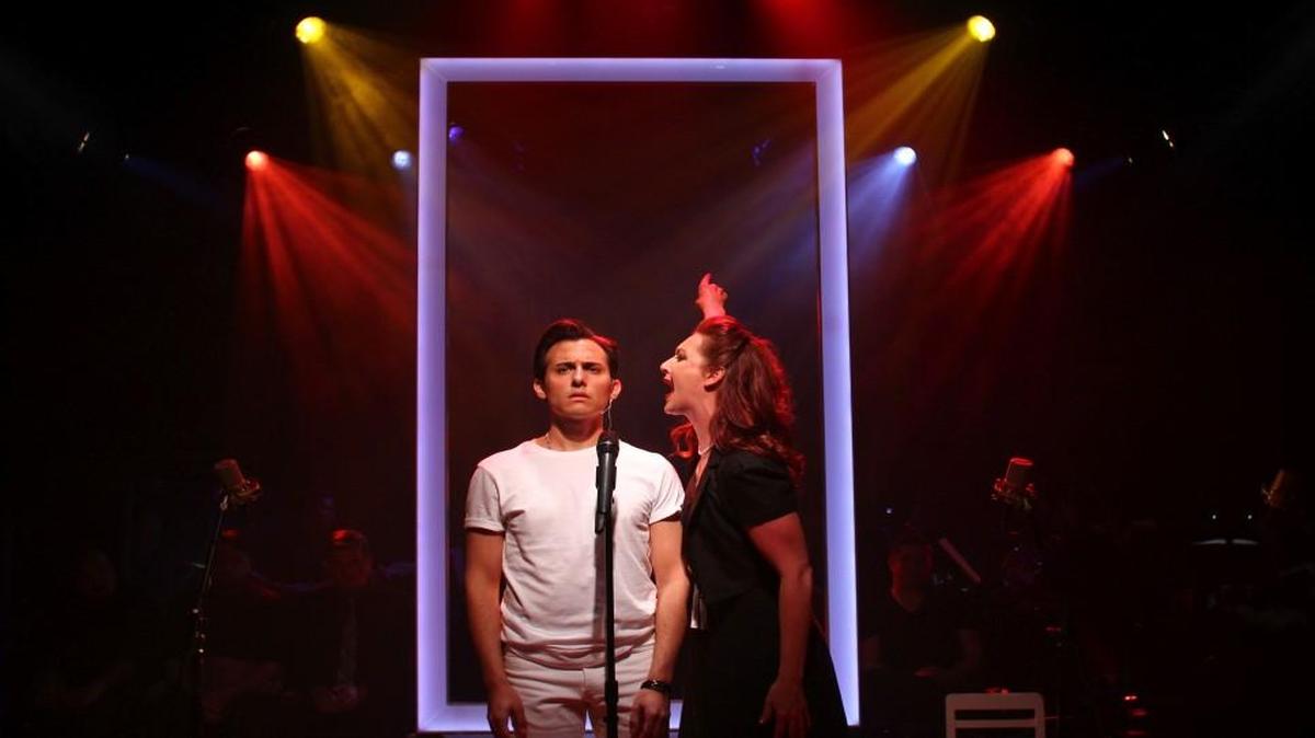 Tom Vendafreddo and Leah Swank Miller star in “The Who’s Tommy,” the rock musical about the “deaf, dumb and blind kid” who “sure plays a mean pinball.”