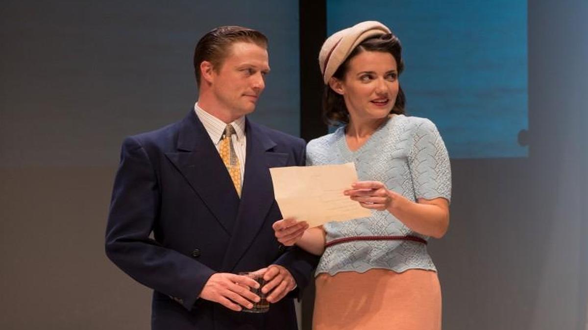 Whodunit? Matt Schwader and Ellen Kirk are among a cast of 11 in “And Then There Were None.”