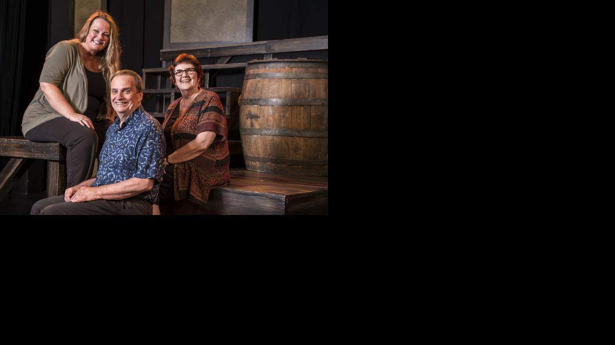 In addition to shows at Union Station, Theatre for Young America performs in about 30 schools each year. Valerie Mackey (left) is artistic director, working with with her parents, Gene and Sheryl Bryant Mackey, executive director and director of education for TYA.