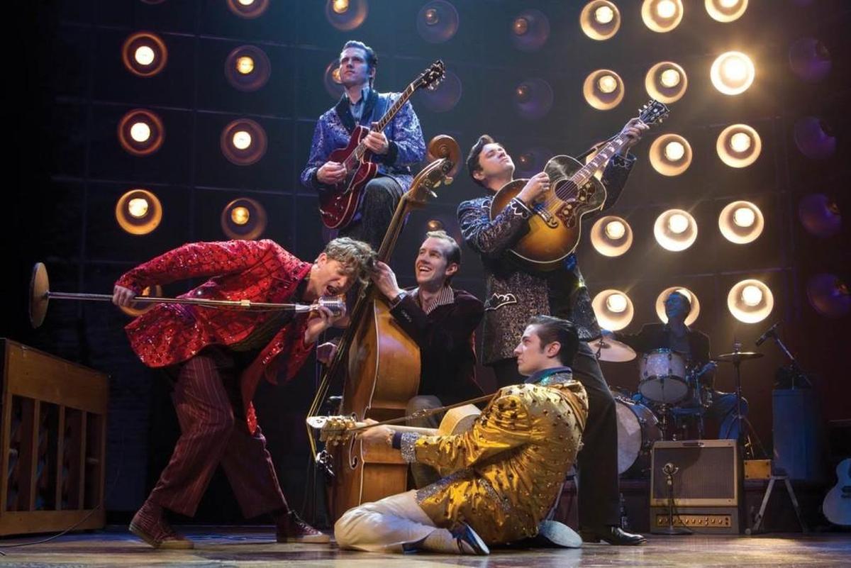 “Million Dollar Quartet” is based on a 1956 recording session that included Elvis Presley, Carl Perkins, Johnny Cash and Jerry Lee Lewis.