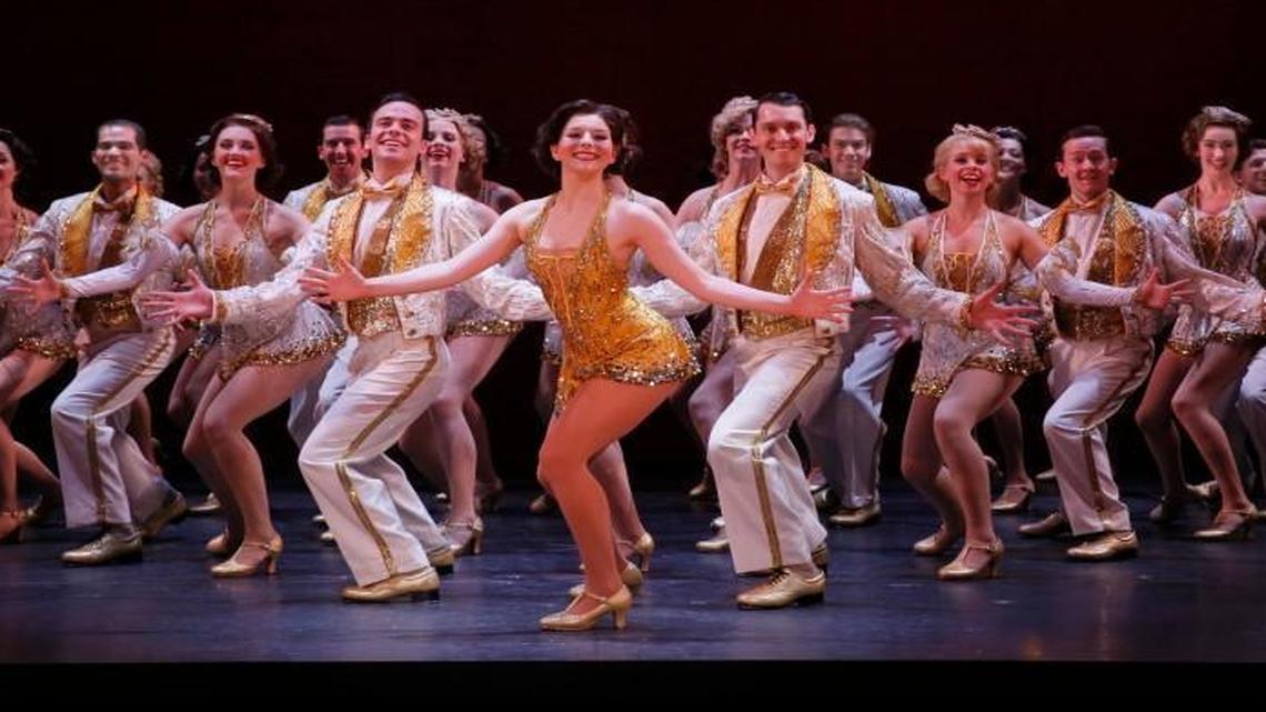 “42nd Street” is tapping its way around the Kauffman Center through Sunday.