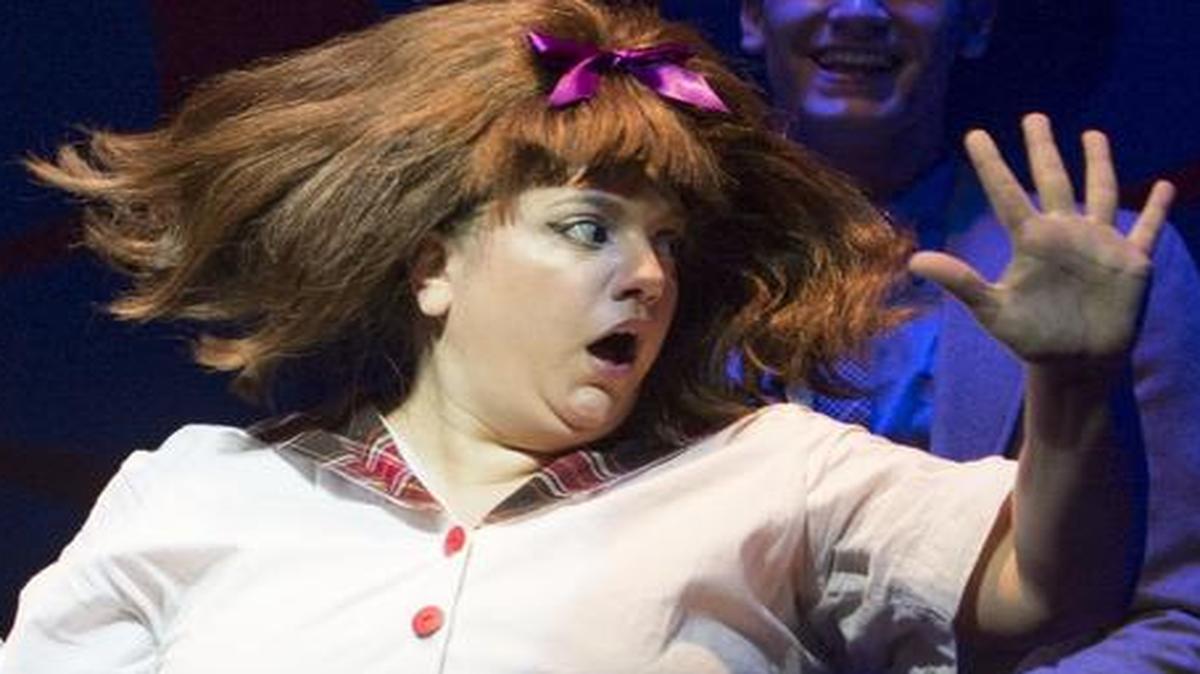 
The New Theatre’s production of “Hairspray” features Tim Quartier and Lena Mary Amato, who play Tracy Turnblad. It runs through July 12.
