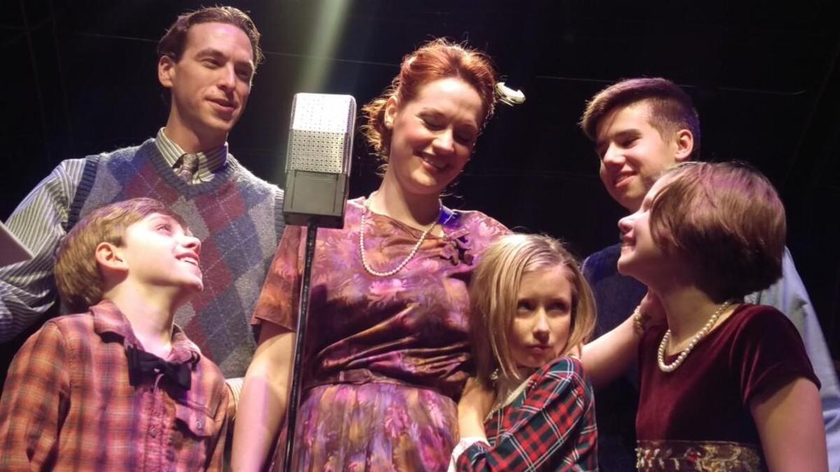 The Metropolitan Ensemble Theatre’s production of “It’s a Wonderful Life: A Live Radio Play” features Jordan Fox as George Bailey.