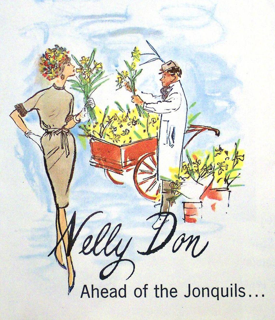 The Donnelly Garment Co. advertised its designs as being the work of “Nelly Don,” the personality invented by Nell Donnelly.