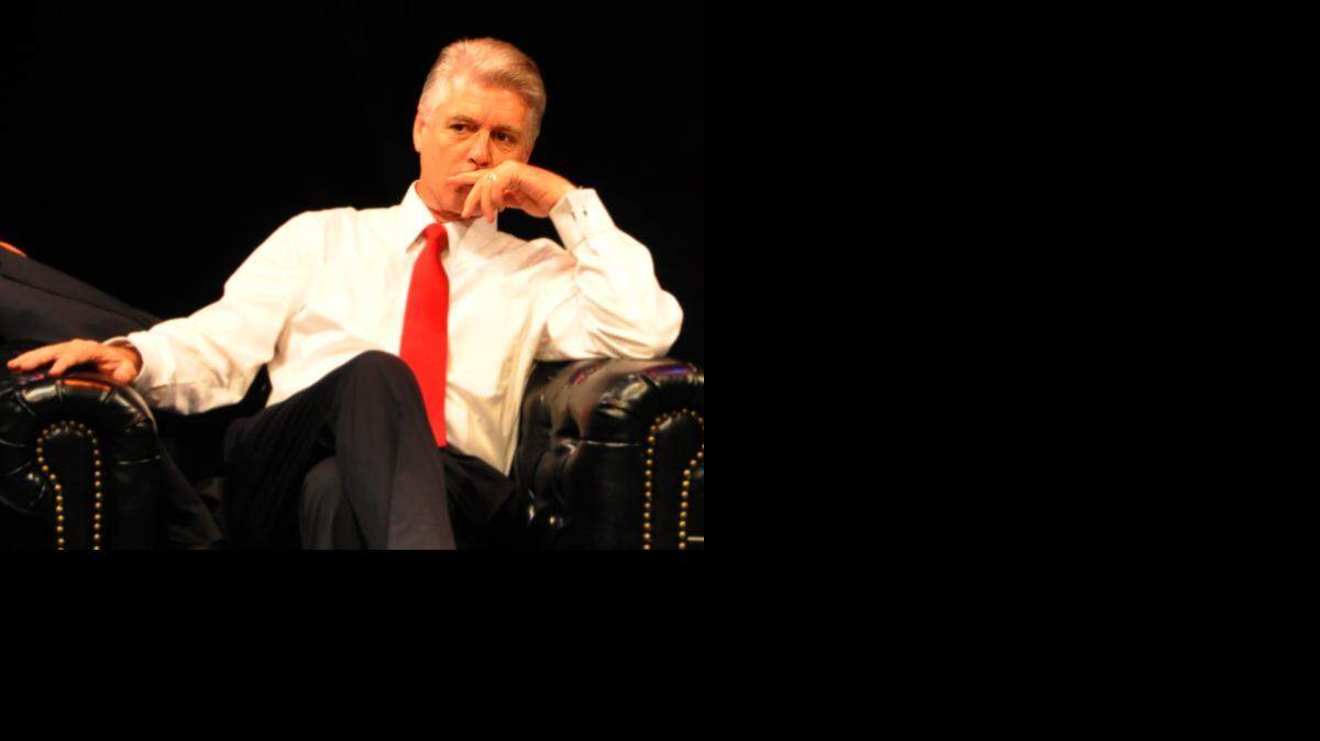 Bob Paisley portrayed the 42nd president in “Bill Clinton Hercules” at Scotland’s Edinburgh Fringe.