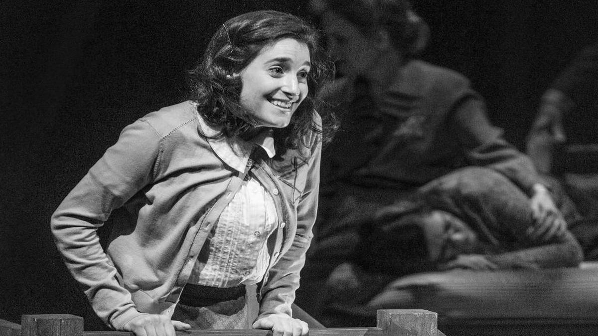 Rachel Shapiro plays the title role in “The Diary of Anne Frank” at the Kansas City Repertory Theatre.