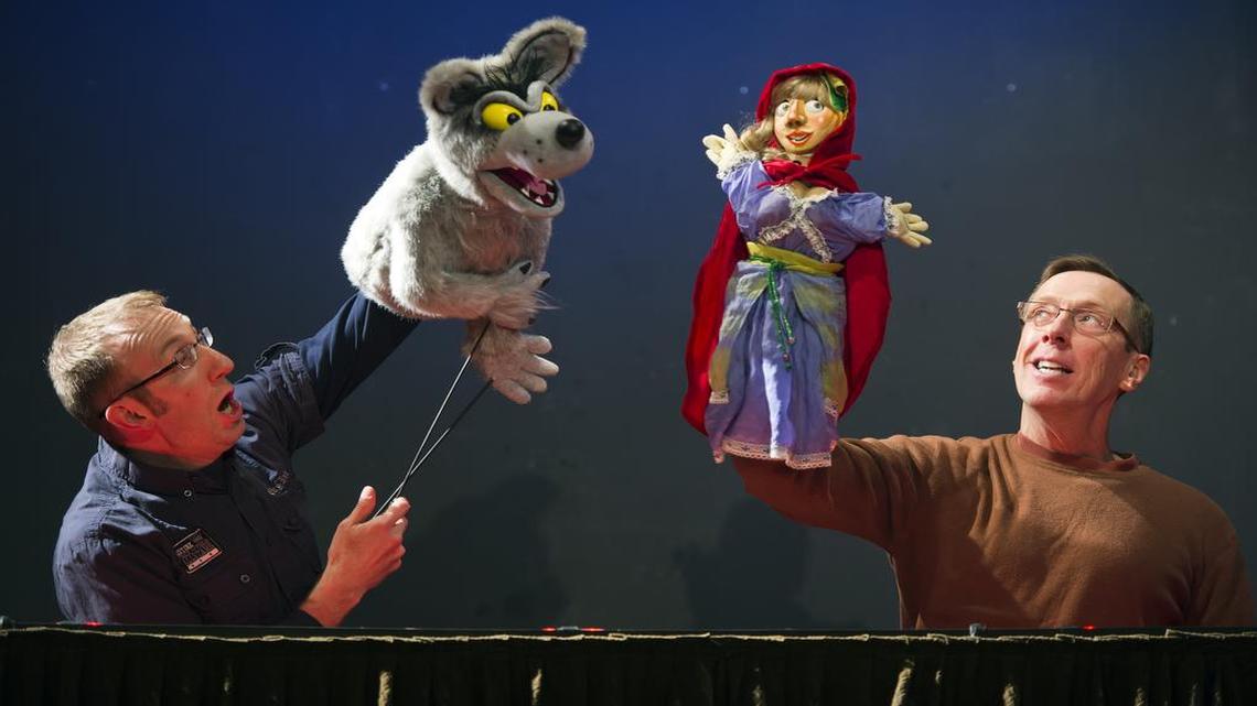 Mike Horner (left) will take over as artistic director of Mesner Puppet Theater. Founder Paul Mesner will stay on in an advisory role until next July.