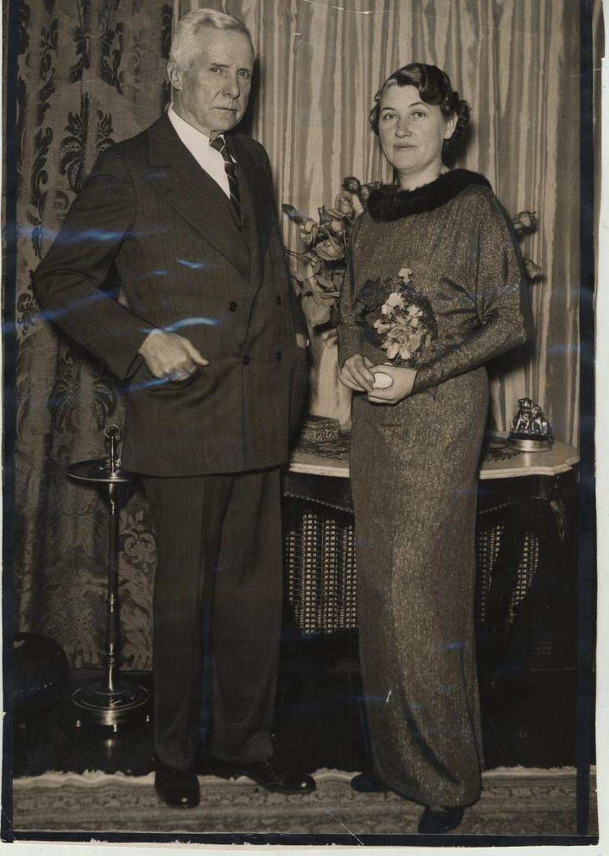 Nell Donnelly and James A. Reed were married in 1933.