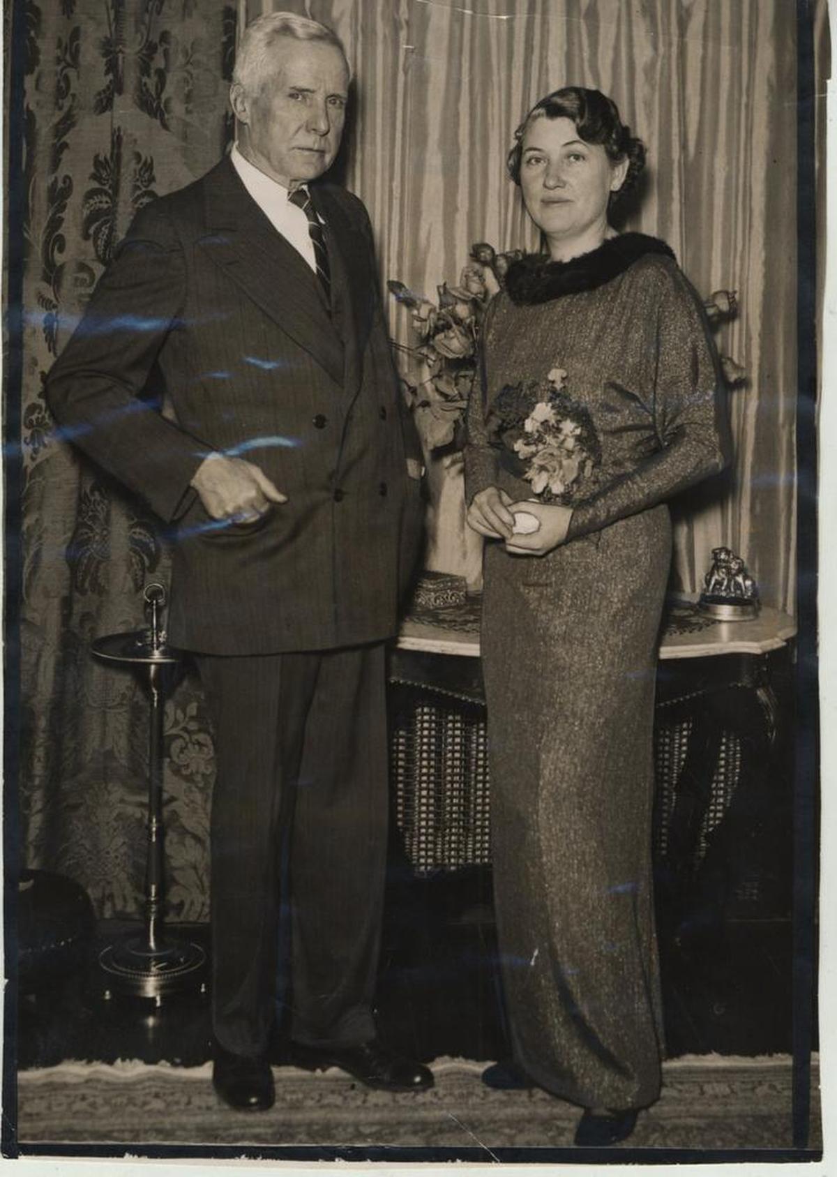 Nell Donnelly and her second husband, James A. Reed.