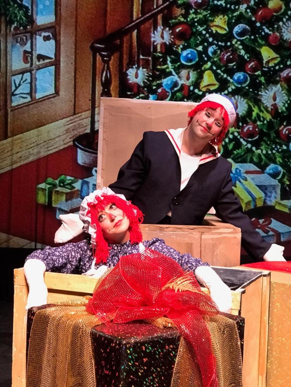 Theatre for Young America’s “Raggedy Ann & Andy’s Christmas Adventure” continues through Dec. 30 at H&R Block City Stage.