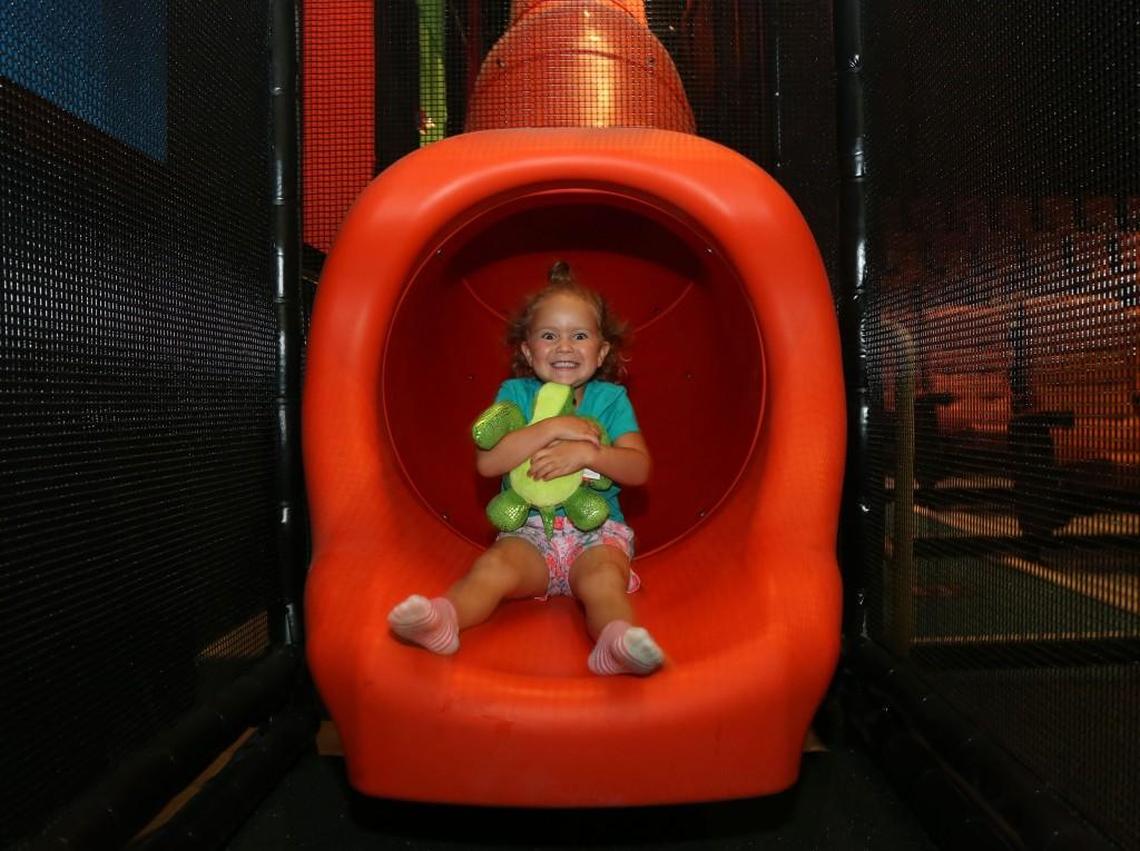 Fiona Pearson finds the thrill of the slide in the ScreenPlay theater.