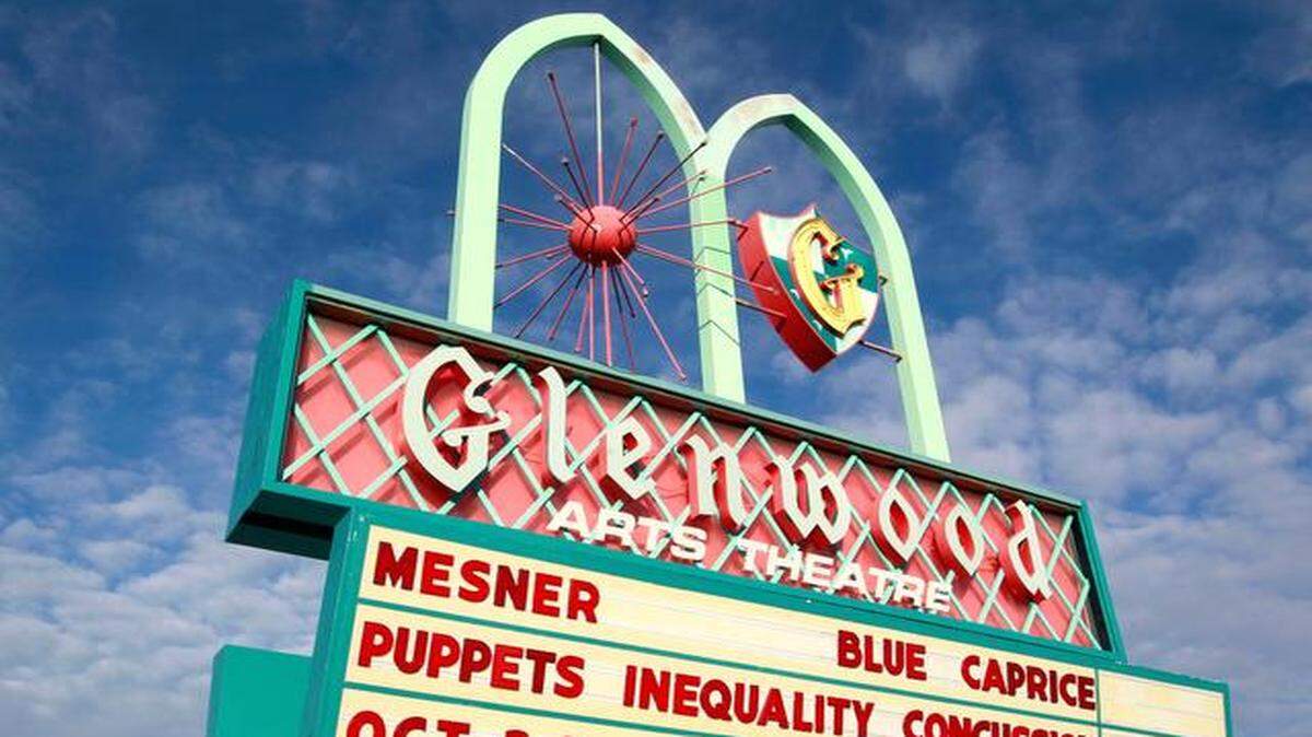 
Owners plan to use their iconic, retro Glenwood Arts sign at the new spot at 95th Street and Mission Road. 
