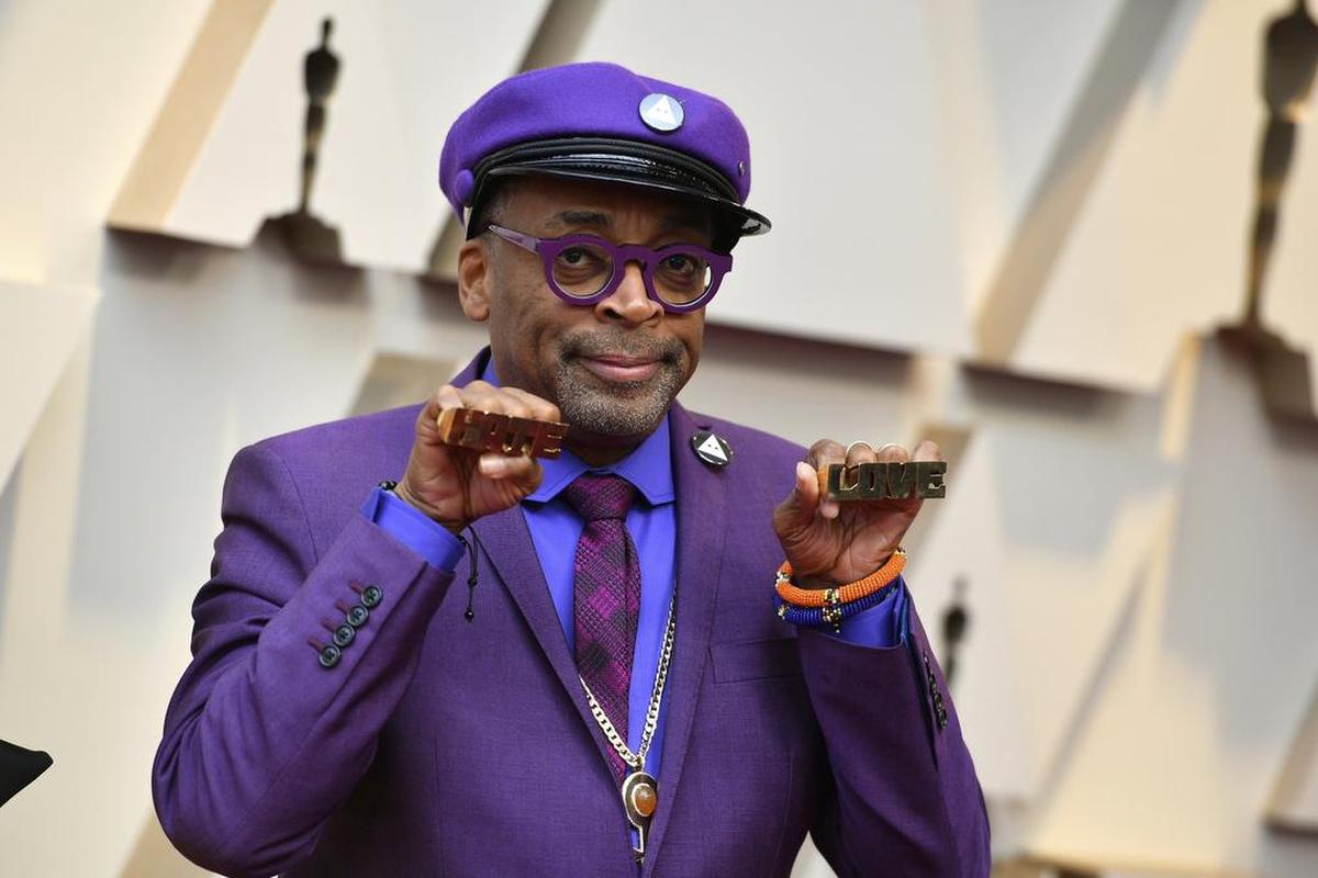 Screams of “Spiiiiiike” were heard along the red carpet when “BlacKkKlansman” director Spike Lee arrived, showing off brass knuckles reading “hate” and “love” from his iconic film “Do The Right Thing.” His latest film, “BlacKkKlansman,” was up for six awards, including best adapted screenplay, co-written by Kevin Willmott of the University of Kansas.