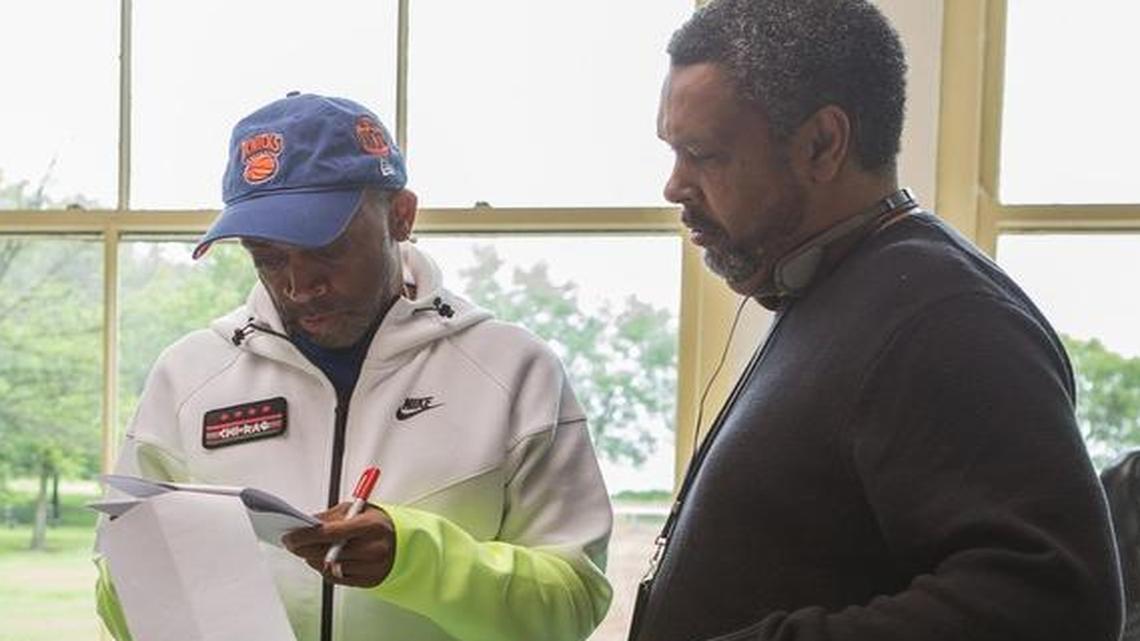 
Spike Lee (left) and Kevin Willmott co-wrote “Chiraq.” 


