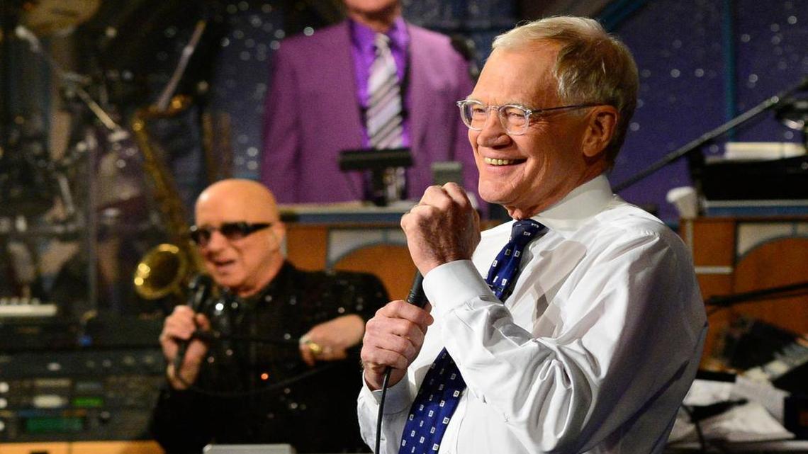 
David Letterman appears during a final taping of the “Late Show with David Letterman” on May 20 in New York. In 33 years of late night television, Letterman has directed 6,028 broadcasts, nearly 20,000 total guest appearances, won 16 Emmy Awards and shared more than 4,600 career Top Ten Lists.
