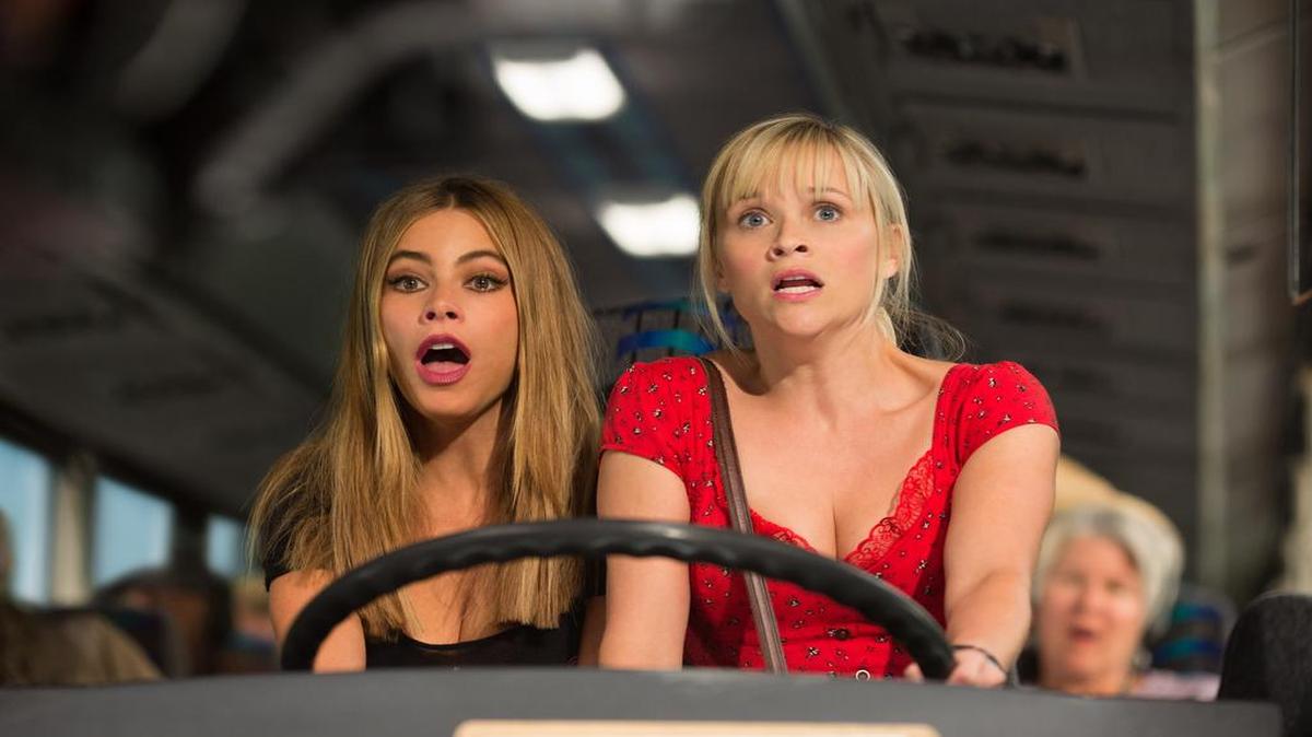 
A drug lord’s wife (Sofia Vergara, left) and uptight cop (Reese Witherspoon) must hide their identities and find any means necessary to escape their foes.
