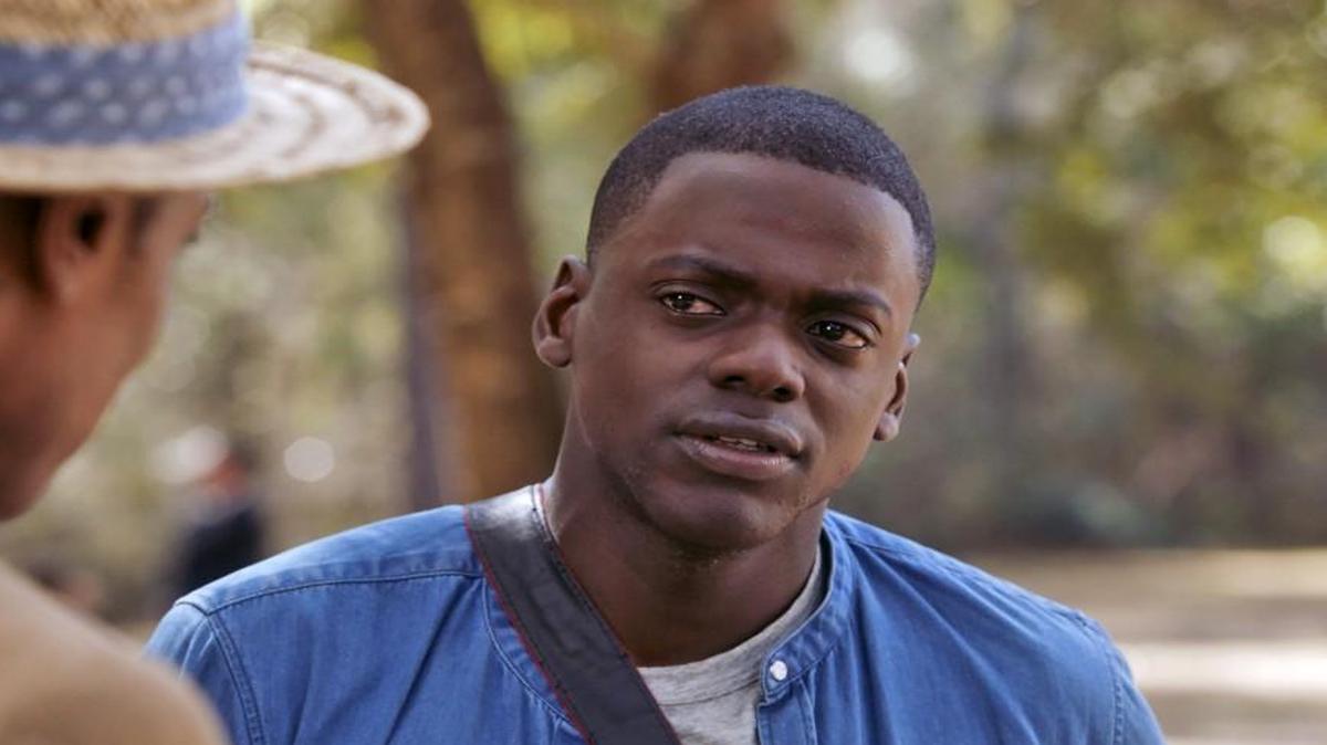 In “Get Out,” a black man (Daniel Kaluuya) visits his white girlfriend’s family estate and becomes ensnared in trouble. The thriller was written and directed by comic Jordan Peele.
