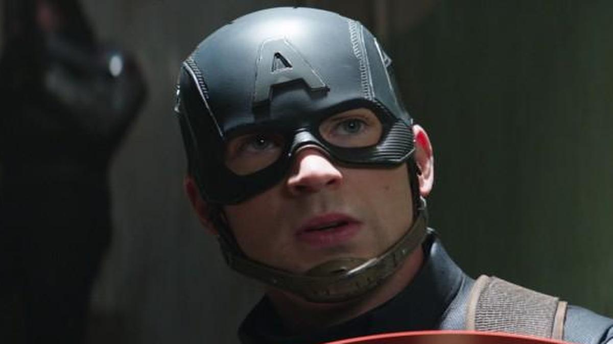 Captain America (Chris Evans) finds himself at odds with other members of the Avengers in “Captain America: Civil War,” opening May 6.
