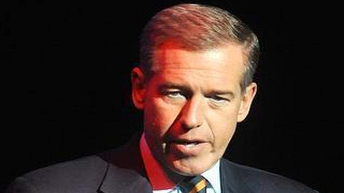 
Brian Williams, the embattled NBC news anchor whose credibility plummeted after he acknowledged exaggerating his role in a helicopter incident in Iraq, was suspended for six months without pay, the network said Tuesday night.
