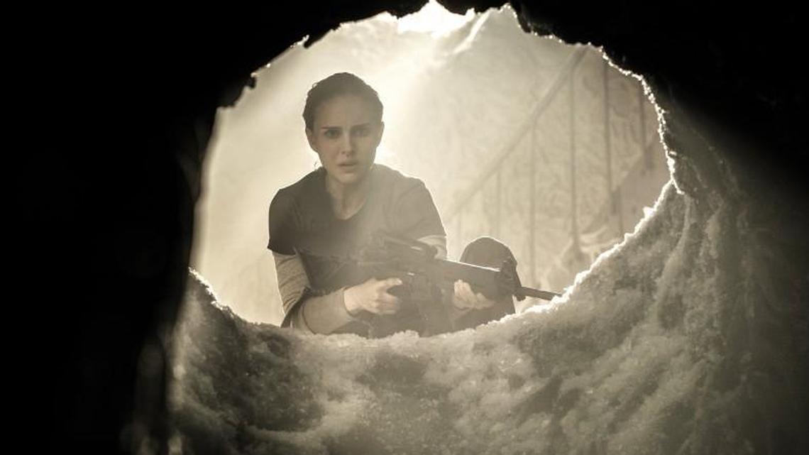 Biologist Lena (Natalie Portman) faces down danger and her own inner demons in “Annihilation.”