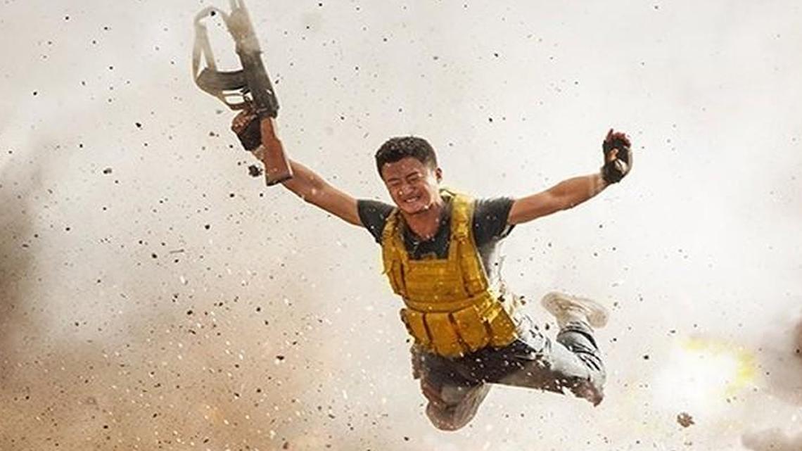 It’s Wu Jing to the rescue in the Chinese action film “Wolf Warrior II.”
