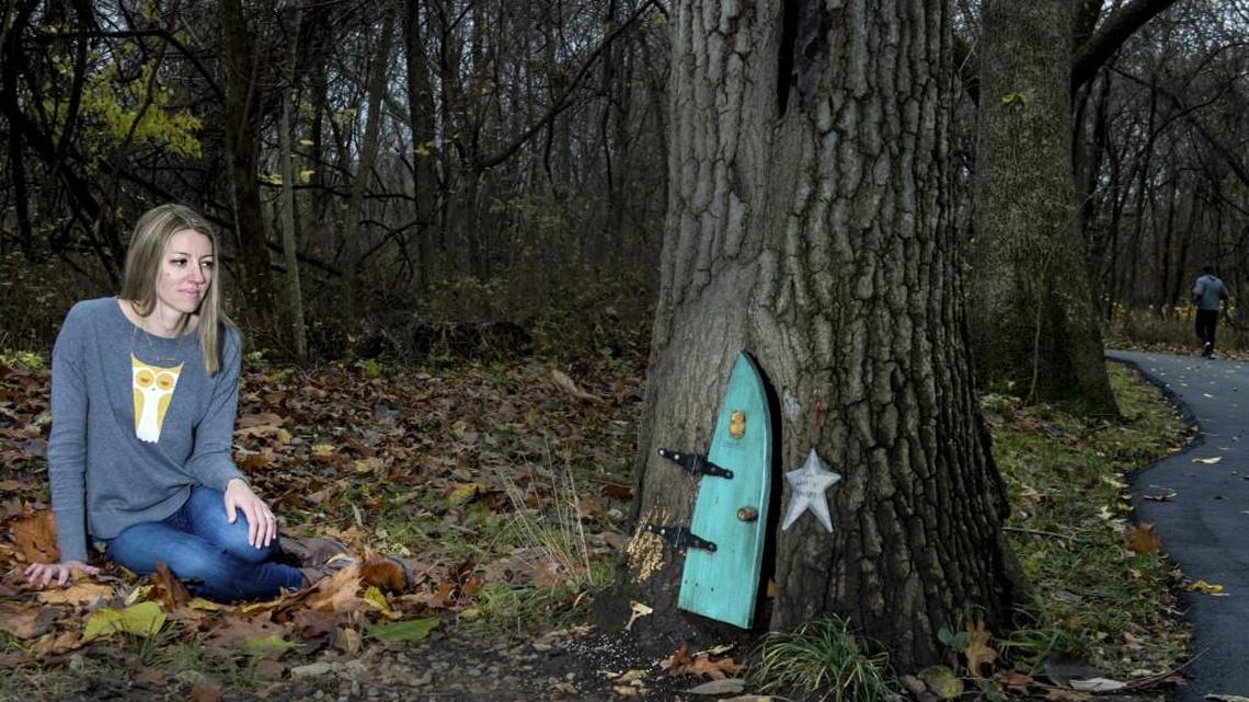 Kelly Fisher discovered this tiny house, created by an anonymous artist dubbed “The Gnomist,” to honor Fisher’s daughter who died at age 3. “It’s the most beautiful act of compassion,” she said, “that a stranger would know the pain and think, ‘I should do something to honor that short life.’ ” The star by the door reads “Who will you inspire?”